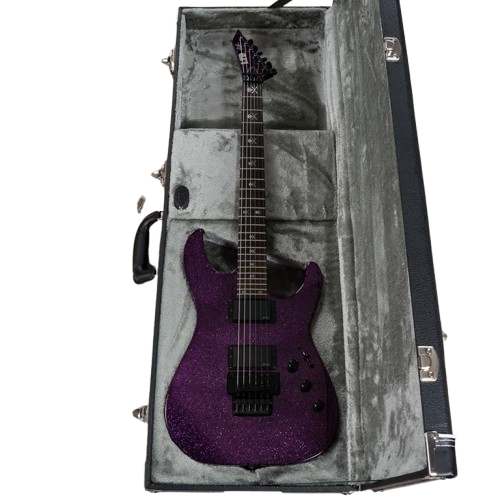 Esp Ltd Kh-602 Kirk Hammett Guitarra Electrica Purple Sparkle