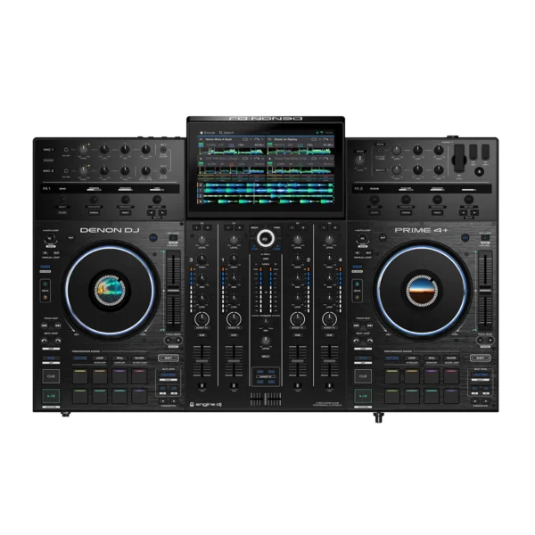 Denon Dj Prime 4 + Controlador Profesional Para Dj 4 Deck Standalone