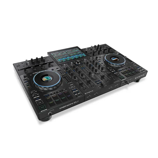 Denon Dj Prime 4 + Controlador Profesional Para Dj 4 Deck Standalone