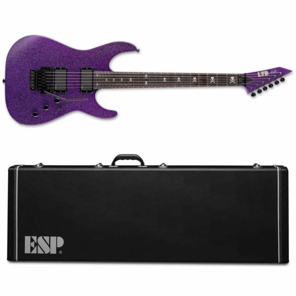 Esp Ltd Kh-602 Kirk Hammett Guitarra Electrica Purple Sparkle