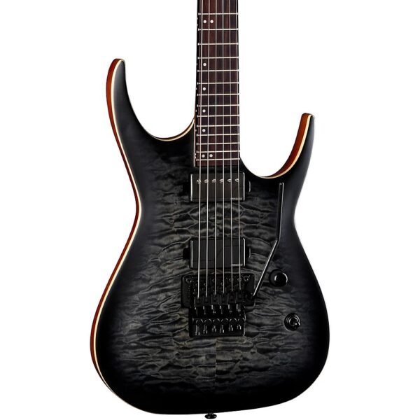 Dean Exile Select Neck Thru Guitarra Electrica Satin Black Burst