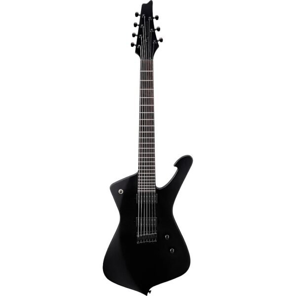 Ibanez Ictb721 Iron Label Guitarra De 7 Cuerdas Black Flat