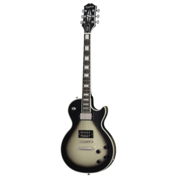Epiphone Adam Jones Art Collection Guitarra Electrica Les Paul Custom Korin Faughts Sensation Silverburst