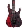 Imagen 121 Schecter Sullivan King Banshee Guitarra Electrica De 7 Cuerdas Floyd Rose Sustainiac Obsidian Blood