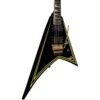 Jackson MJ Series Rhoads RR24MG Guitarra Electrica Black Yellow Pinstripes