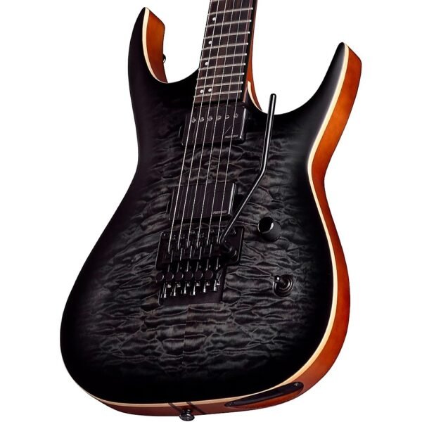 Dean Exile Select Neck Thru Guitarra Electrica Satin Black Burst