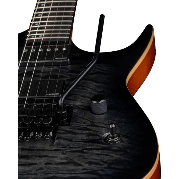 Dean Exile Select Neck Thru Guitarra Electrica Satin Black Burst