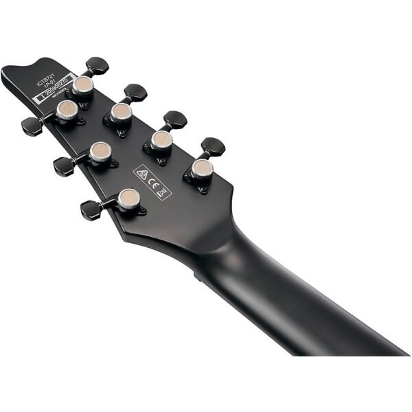 Ibanez Ictb721 Iron Label Guitarra De 7 Cuerdas Black Flat