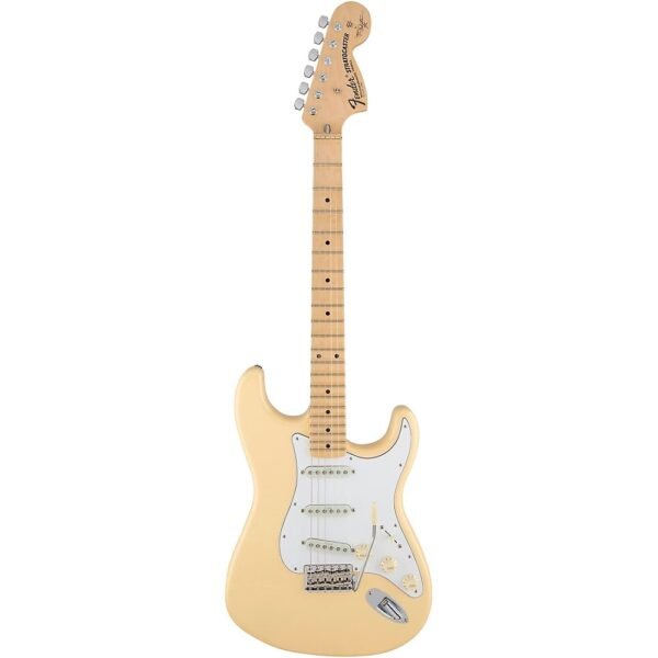 Fender Yngwie Malmsteen Stratocaster Guitarra Electrica Diapason Maple Vintage White