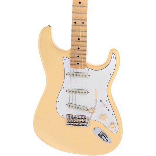 Fender Yngwie Malmsteen Stratocaster Guitarra Electrica Diapason Maple Vintage White