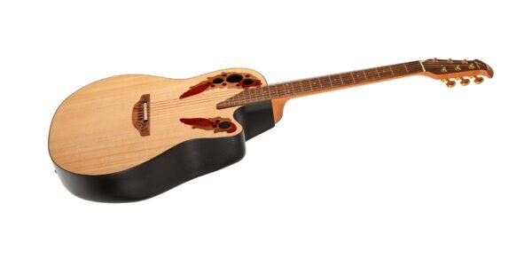 Ovation USA Pro 1768-4S-G Series Elite Guitarra Electroacustica, Natural Satin