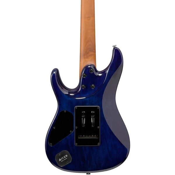 Ibanez AZ427P2QM Guitarra Electrica De 7 Cuerdas Tapa De Quilted Maple Twilight Blue Burst
