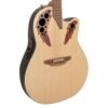 Ovation USA Pro 1768-4S-G Series Elite Guitarra Electroacustica, Natural Satin
