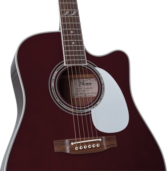 Takamine JJ325SRC Guitarra Electroacustica De 6 Cuerdas John Jorgenson Gloss Red