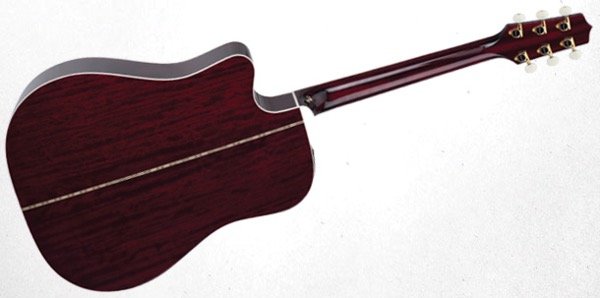 Takamine JJ325SRC Guitarra Electroacustica De 6 Cuerdas John Jorgenson Gloss Red