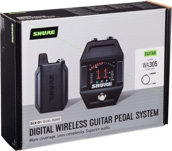Shure Glxd16 Plus Sistema Inalámbrico Digital tipo Pedal Para Guitarra