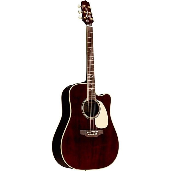 Takamine JJ325SRC Guitarra Electroacustica De 6 Cuerdas John Jorgenson Gloss Red