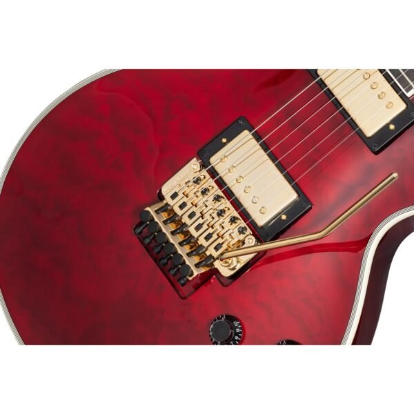 Epiphone Alex Lifeson Les Paul Custom Axcess Guitarra Electrica Ruby