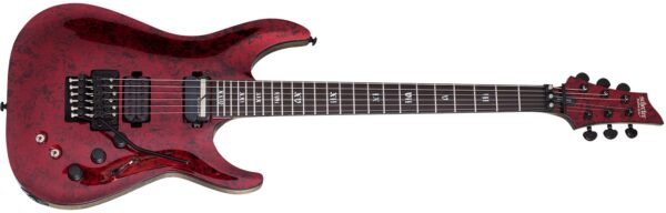 Schecter C-1 Fr S Apocalypse Guitarra Electrica Con Floyd Rose y Sustainiac Red Reign