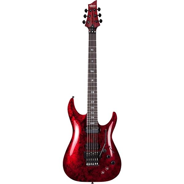 Schecter C-1 Fr S Apocalypse Guitarra Electrica Con Floyd Rose y Sustainiac Red Reign