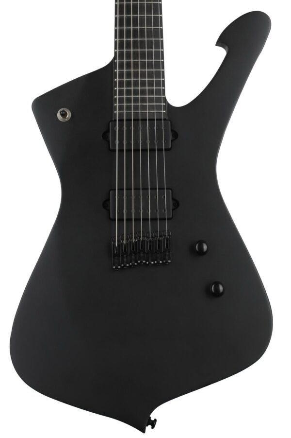 Ibanez Ictb721 Iron Label Guitarra De 7 Cuerdas Black Flat