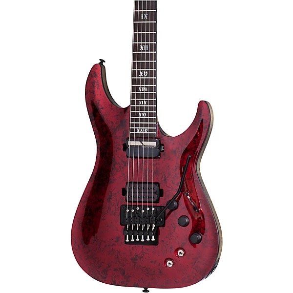 Schecter C-1 Fr S Apocalypse Guitarra Electrica Con Floyd Rose y Sustainiac Red Reign