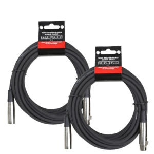 Strukture Pro20m7 Cable XLR De Uso Rudo Para Microfono 20 Pies 2 Piezas