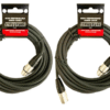 Strukture Pro20m7 Cable XLR De Uso Rudo Para Microfono 20 Pies 2 Piezas