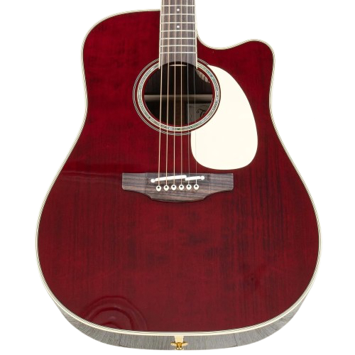 Takamine JJ325SRC Guitarra Electroacustica De 6 Cuerdas John Jorgenson Gloss Red