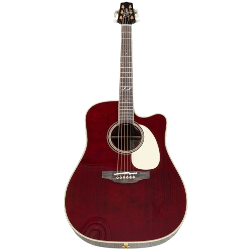 Takamine JJ325SRC Guitarra Electroacustica De 6 Cuerdas John Jorgenson Gloss Red