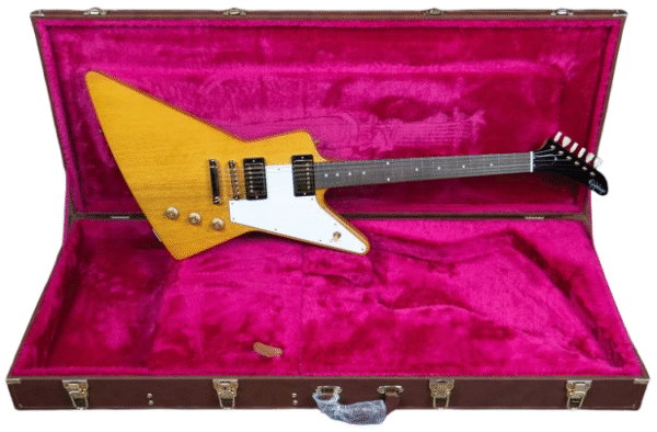 Epiphone 1958 Korina Explorer Guitarra Electrica Aged Natural