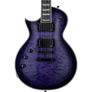 Imagen 7 Esp Ltd Ec-1000 Guitarra Electrica Zurda See Thru Purple Sunburst