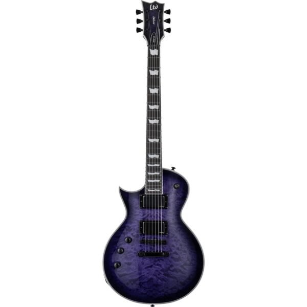 Imagen 8 Esp Ltd Ec-1000 Guitarra Electrica Zurda See Thru Purple Sunburst