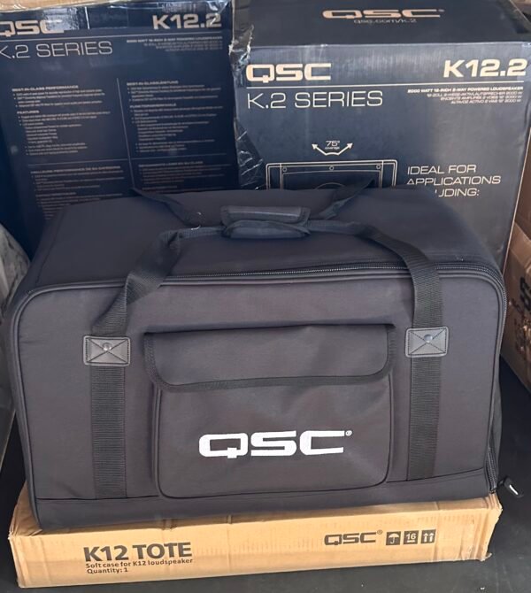 IMG_0878 2 QSC K12.2 K2 Series Bocina Activa De 12 Pulgadas 2000w + FUNDA QSC TOTE BAG + CABLE XLR STRUKTURE PRO20M7