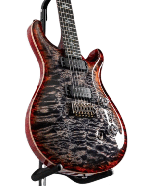 Paul Reed Smith Wood Library Custom 24-08 10-Top Quilt Maple Charcoal Cherry Burst