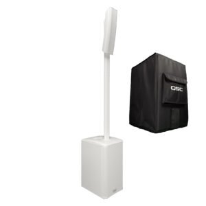 QSC-KC12-WHT QSC KC12 Sistema De Audio Subwoofer Columna 3000w 3 Vias Color Blanco + FUNDA KC12S-CVR (Promo)