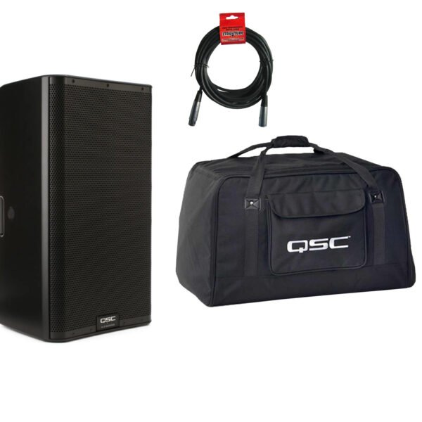 qsc k12.2+tote bag-cable-xlr QSC K12.2 K2 Series Bocina Activa De 12 Pulgadas 2000w + FUNDA QSC TOTE BAG + CABLE XLR STRUKTURE PRO20M7