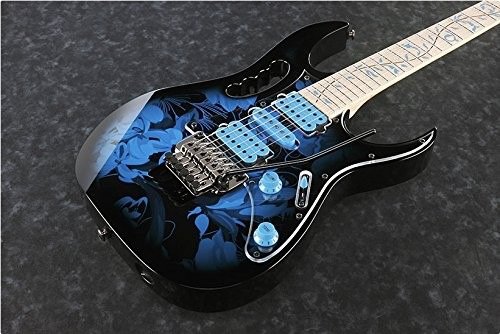 Ibanez Jem77p Guitarra Electrica Steve Vai Signature Color Blue Foral