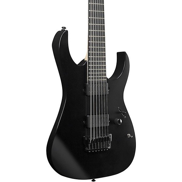 Imagen 13 Ibanez RGIXL7BKF Iron Label Guitarra Electrica De 7 Cuerdas Black Flat
