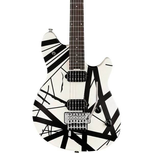 Imagen 8 EVH Wolfgang Special Striped Guitarra Color Blanco Con Rayas Negras
