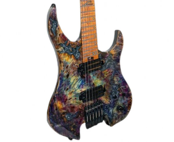 Legator X Series Ghost X6F Guitarra Electrica Multi-Escala Color Coral