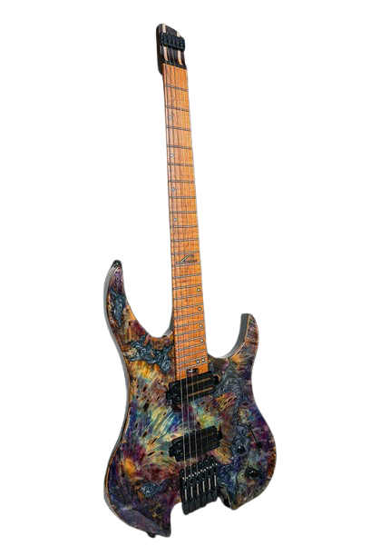 Legator X Series Ghost X6F Guitarra Electrica Multi-Escala Color Coral