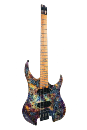 Legator X Series Ghost X6F Guitarra Electrica Multi-Escala Color Coral