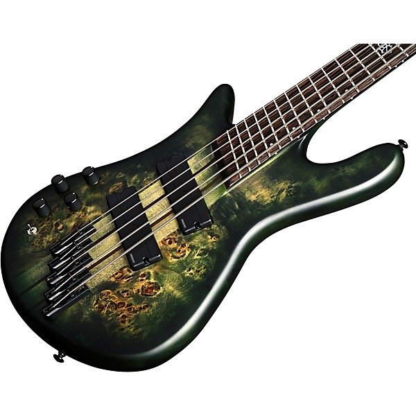 Spector NS Dimension Bajo Electrico Zurdo De 5 Cuerdas Hanted Moss Gloss
