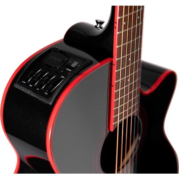 Takamine GF49CE Guitarra Electroacustica Color Cosmic Black Sparkle