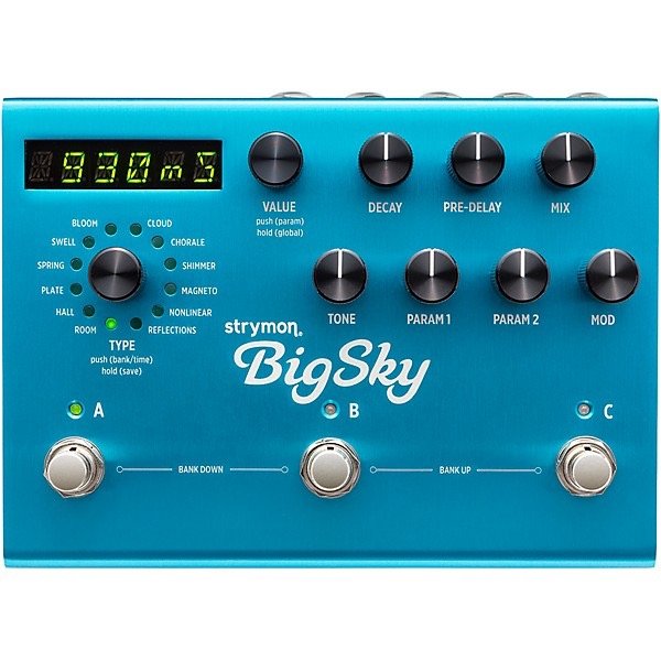 Imagen 17 Strymon Big Sky Pedal De Efectos Reverb Multidimensional