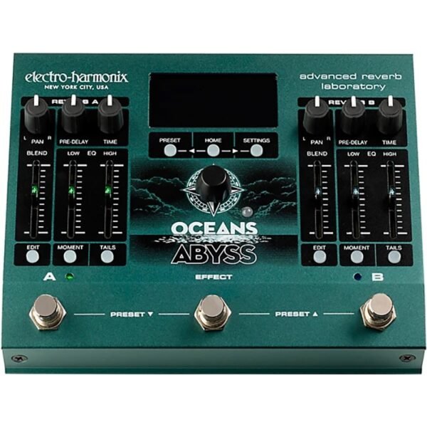 EHX Electro Harmonix Oceans Abyss Pedal De Efectos Reverb Stereo Avanzado