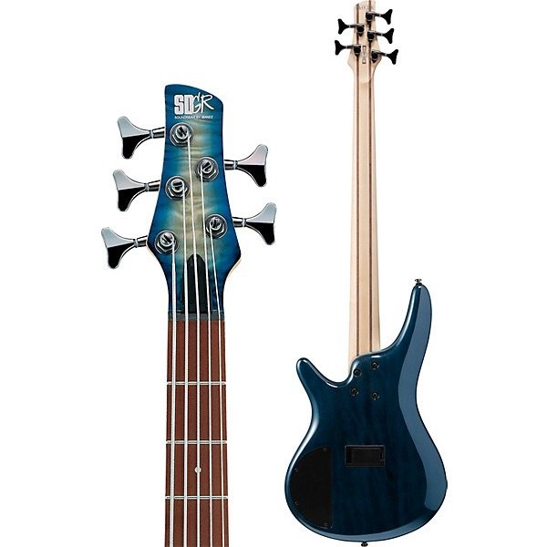 Ibanez SR405EQM Bajo Electrico De 5 Cuerdas Stained Cosmic Blue Starburst