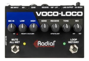 Radial Engineering Voco Loco Mk2 Pedal Conmutador De Efectos Para Voz e Instrumento