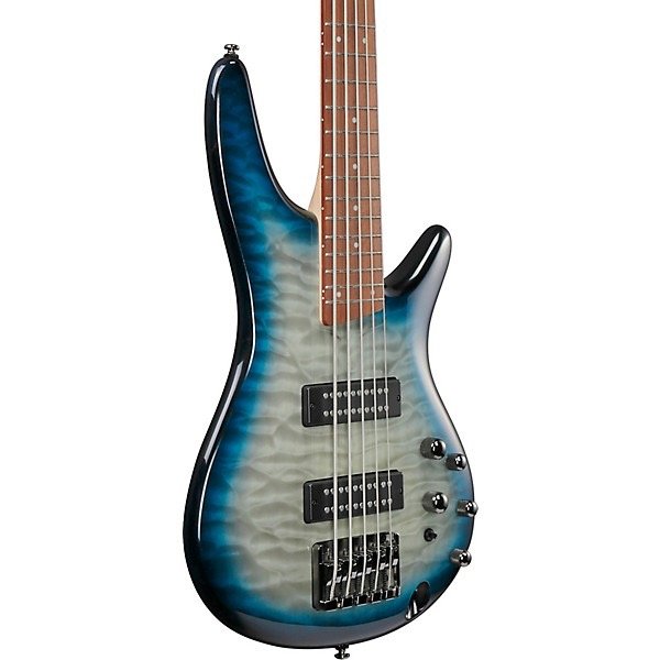 Ibanez SR405EQM Bajo Electrico De 5 Cuerdas Stained Cosmic Blue Starburst